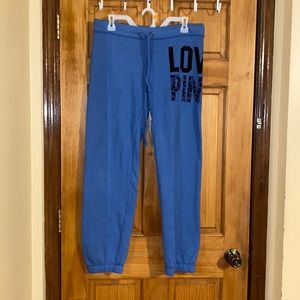 PINK Victoria’s Secret Blue Lounge Pants, Joggers